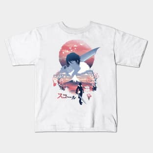 Ukiyo e Squall Kids T-Shirt